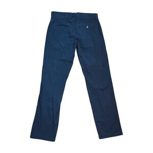 Vineyard Vines Women's Breaker Pant, Classic Poplin Twill Chino Navy, 28x30